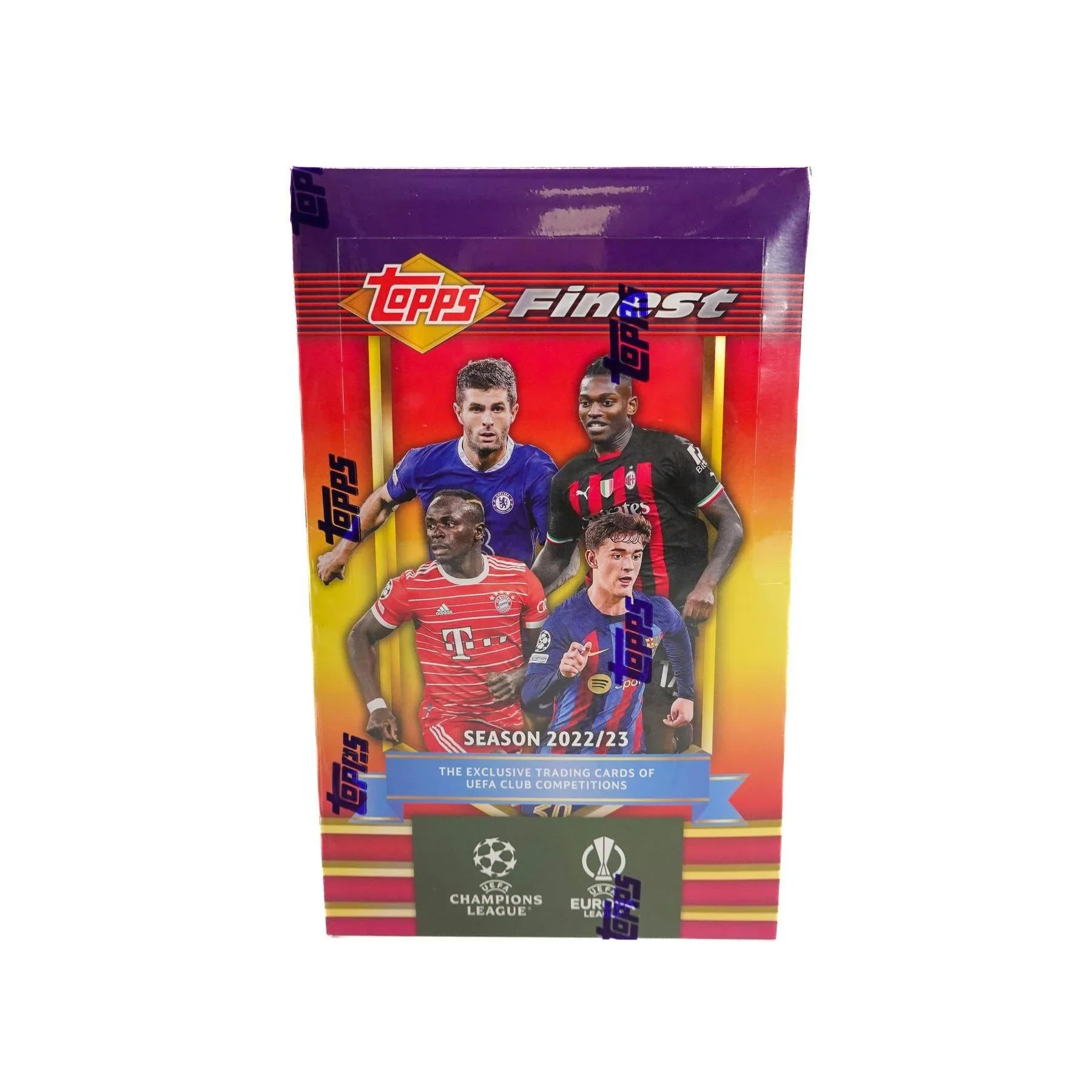 2022 23 Topps Finest Flashbacks UEFA Club Competitions Hobby Box (Ships Sealed Only)