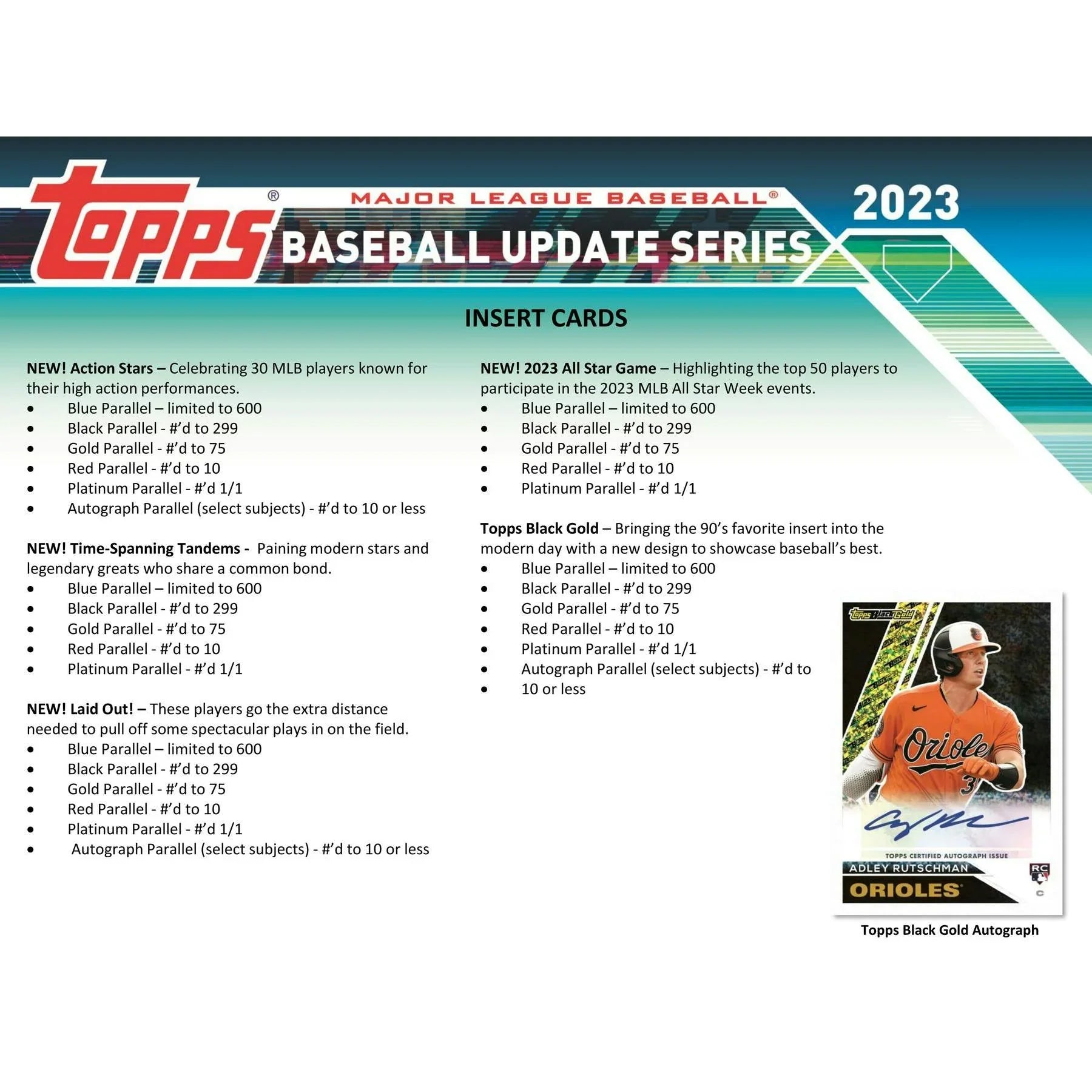 2023 Topps Update Series Baseball Blaster Box (Ships Sealed Only)