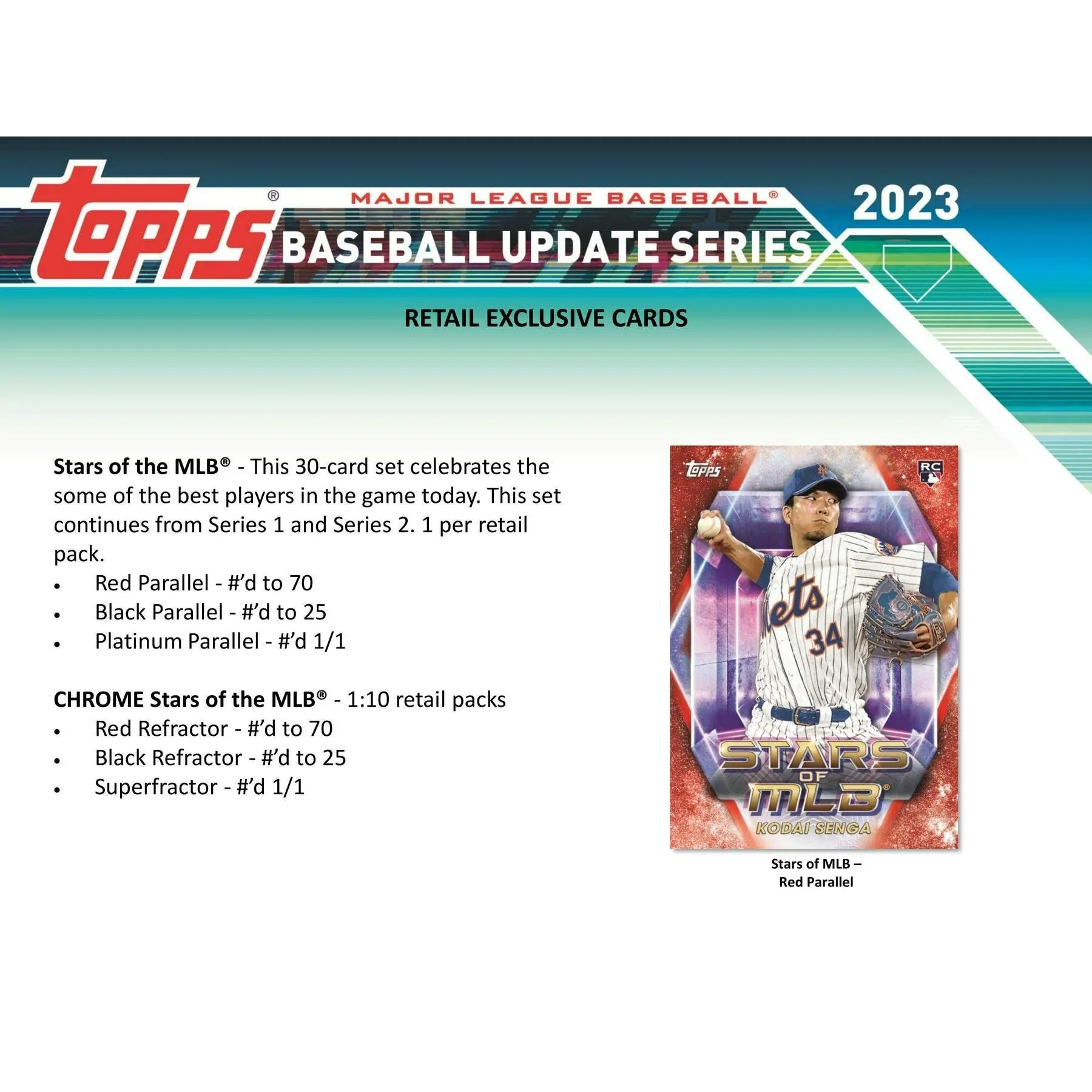 2023 Topps Update Series Baseball Blaster Box (Ships Sealed Only)