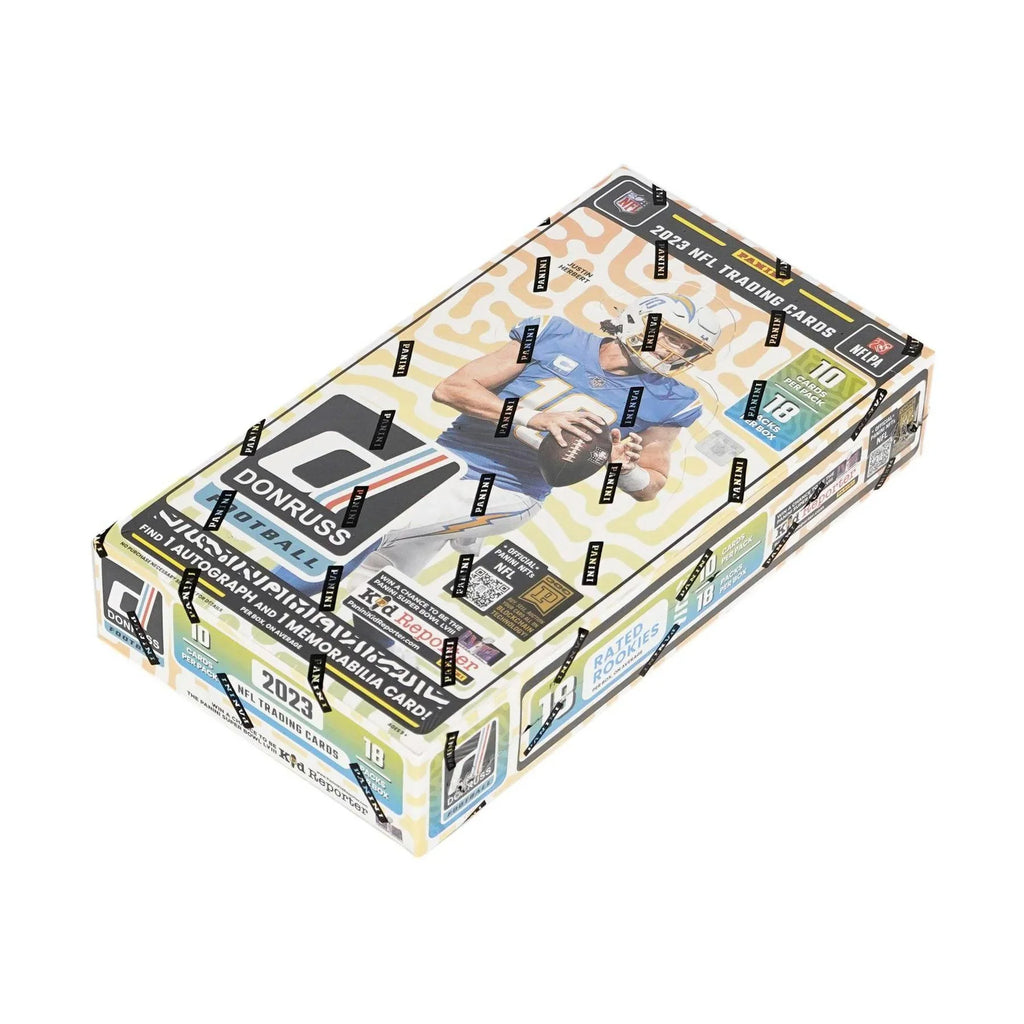2023 Panini Donruss Football Hobby 18-Box Case (Ships Sealed Only)