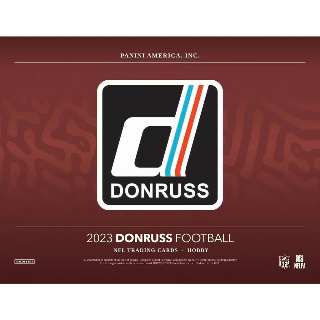 2023 Panini Donruss Football Hobby 18-Box Case (Ships Sealed Only)