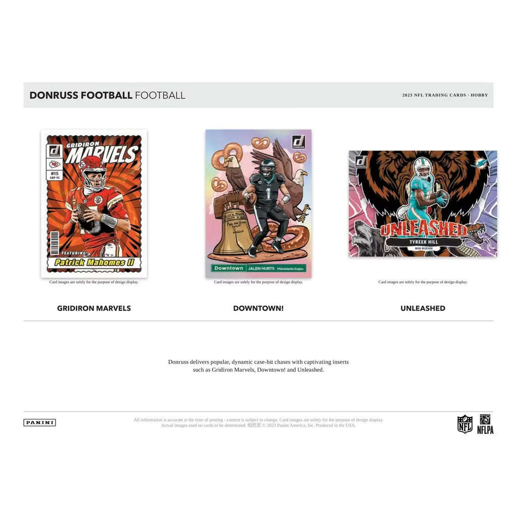 2023 Panini Donruss Football Hobby 18-Box Case (Ships Sealed Only)