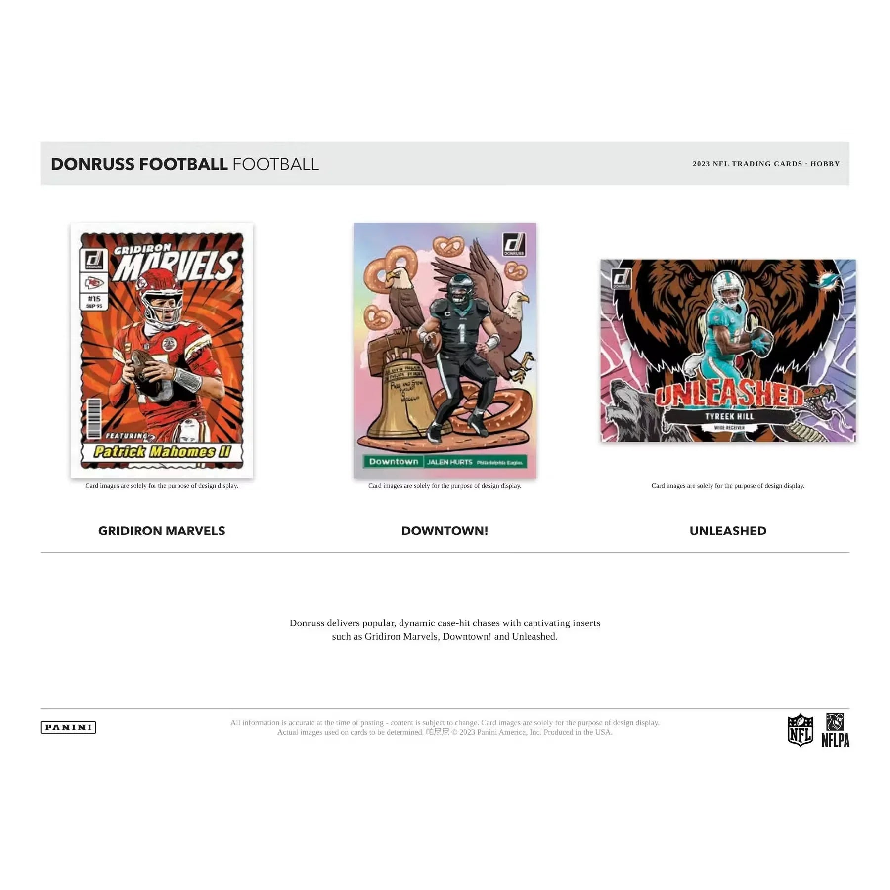 2023 Panini Donruss Football Hobby 18-Box Case (Ships Sealed Only)
