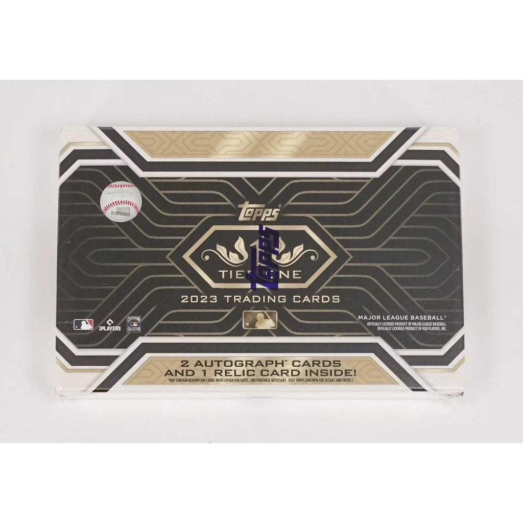 2023 Topps Tier One Baseball Hobby 12-Box Case (Ships Sealed Only)