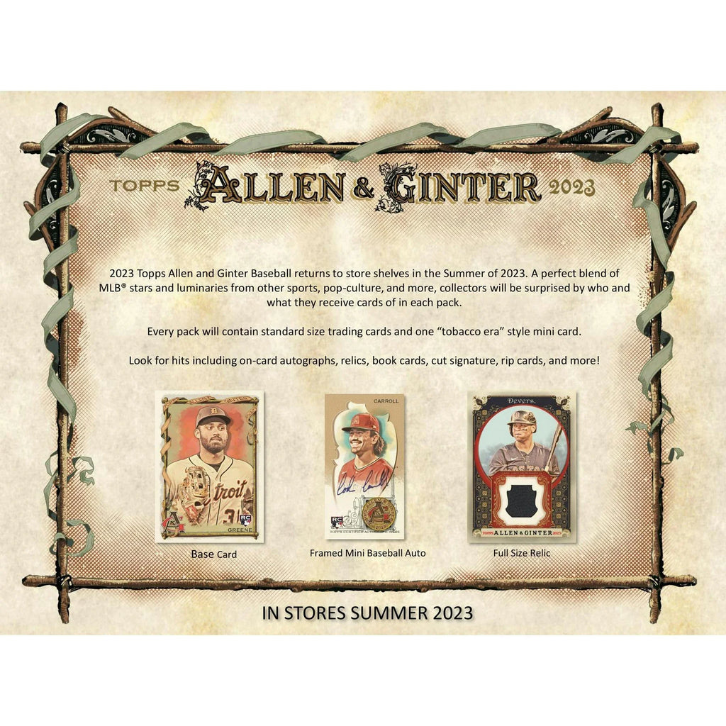 2023 Topps Allen Ginter Baseball Blaster Box (Ships Sealed Only) - D