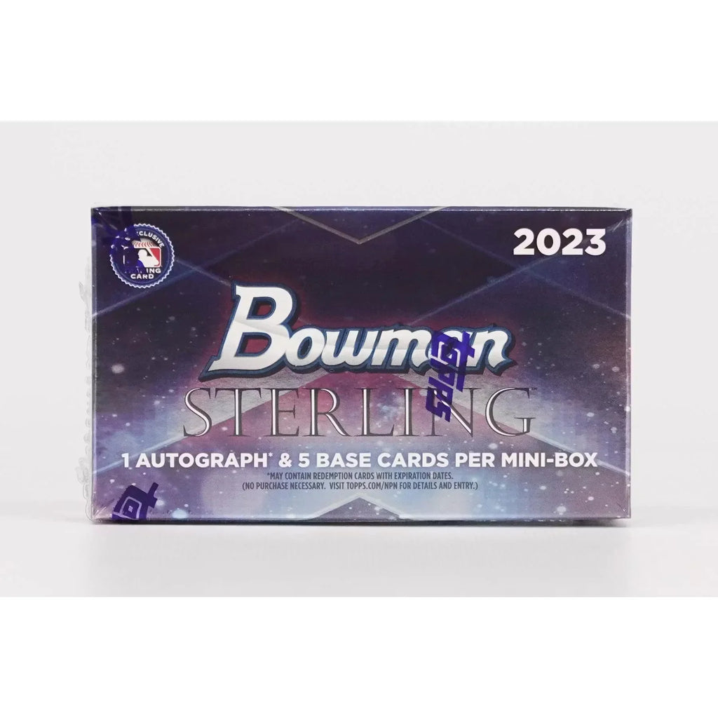 2023 Bowman Sterling Baseball Hobby Box (Ships Sealed Only)