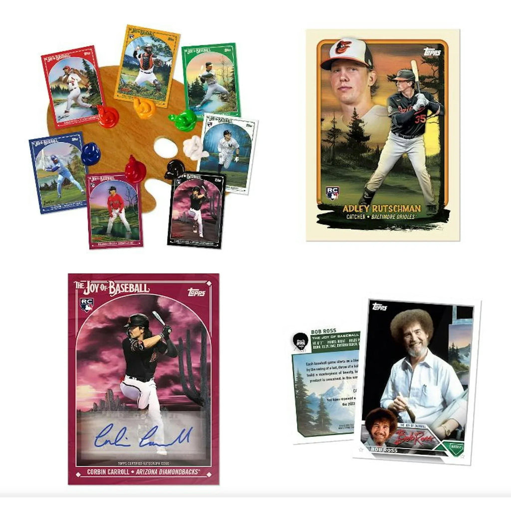 2023 Topps X The Joy of Baseball Bob Ross Happy Little Box (Ships Sealed Only)
