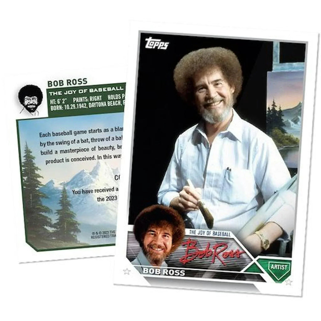 2023 Topps X The Joy of Baseball Bob Ross Happy Little Box (Ships Sealed Only)
