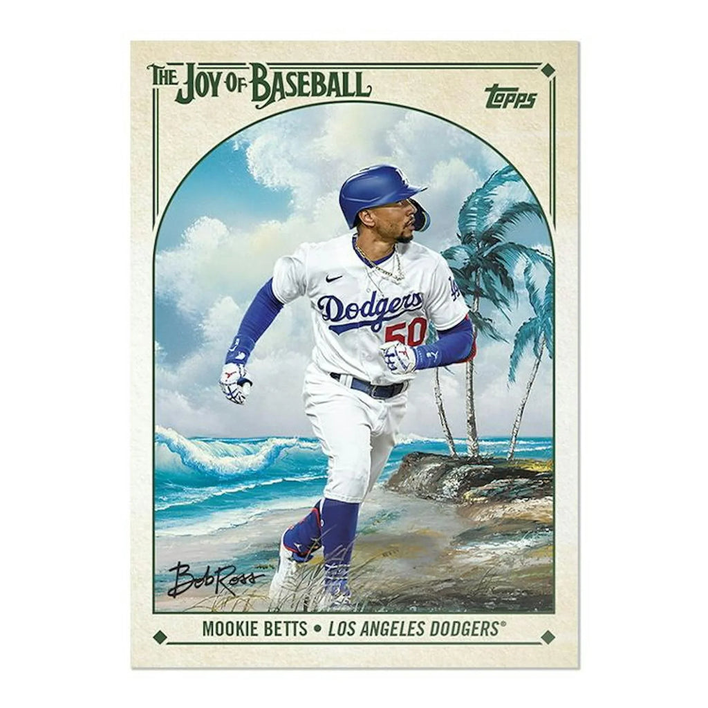 2023 Topps X The Joy of Baseball Bob Ross Happy Little Box (Ships Sealed Only)