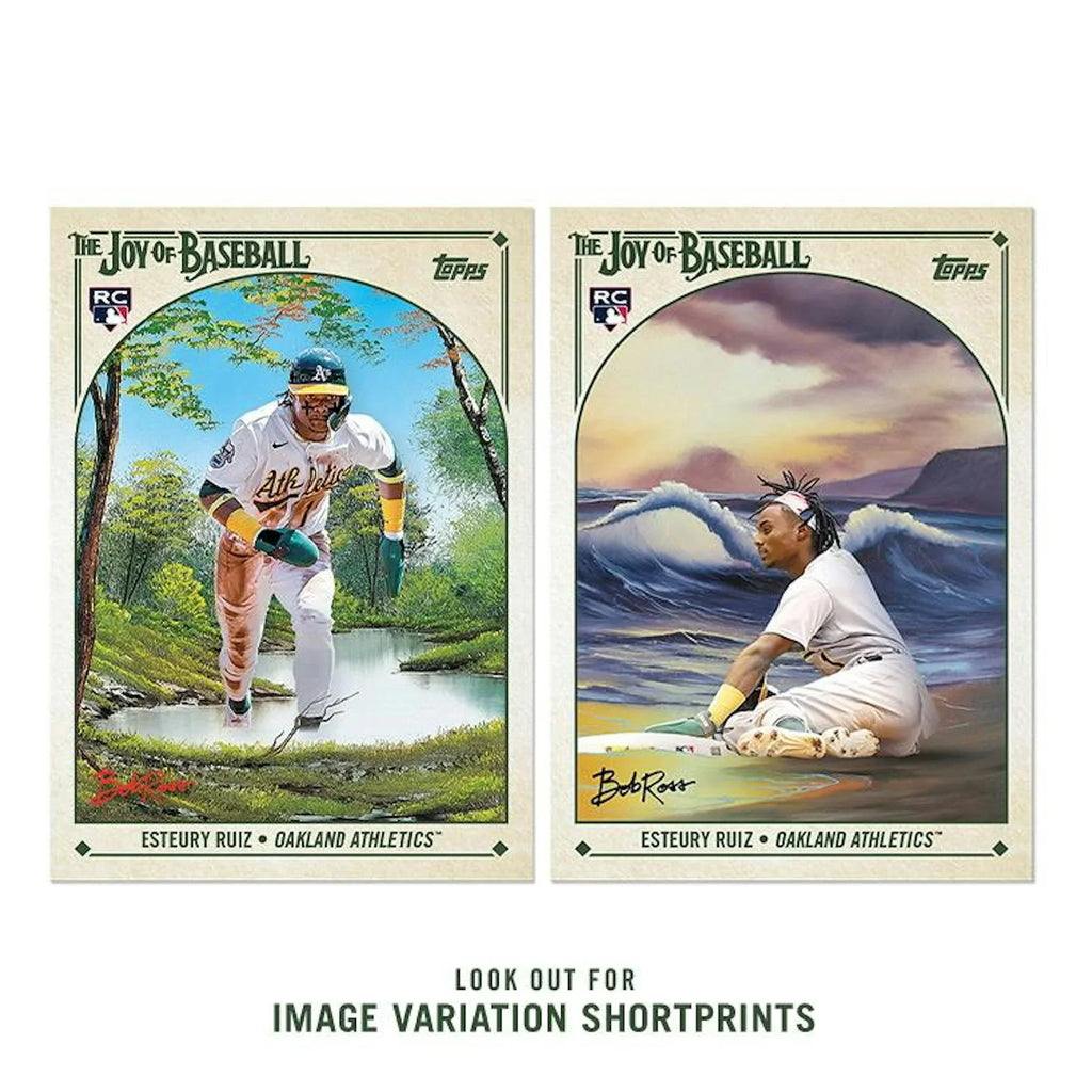 2023 Topps X The Joy of Baseball Bob Ross Happy Little Box (Ships Sealed Only)