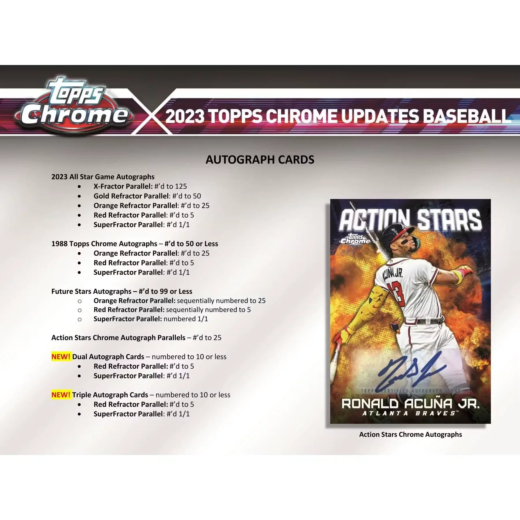 2023 Topps Chrome Update Series Baseball Hobby Jumbo 8 Box Case (Ships Sealed Only)