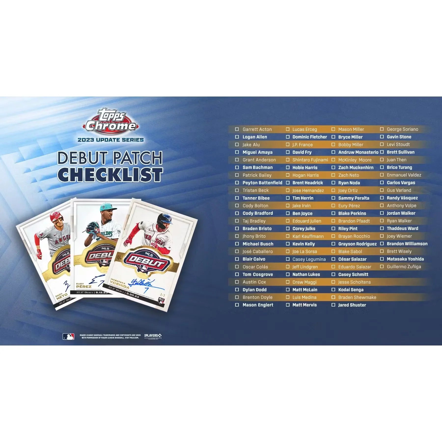 2023 Topps Chrome Update Series Baseball Hobby Jumbo 8 Box Case (Ships Sealed Only)