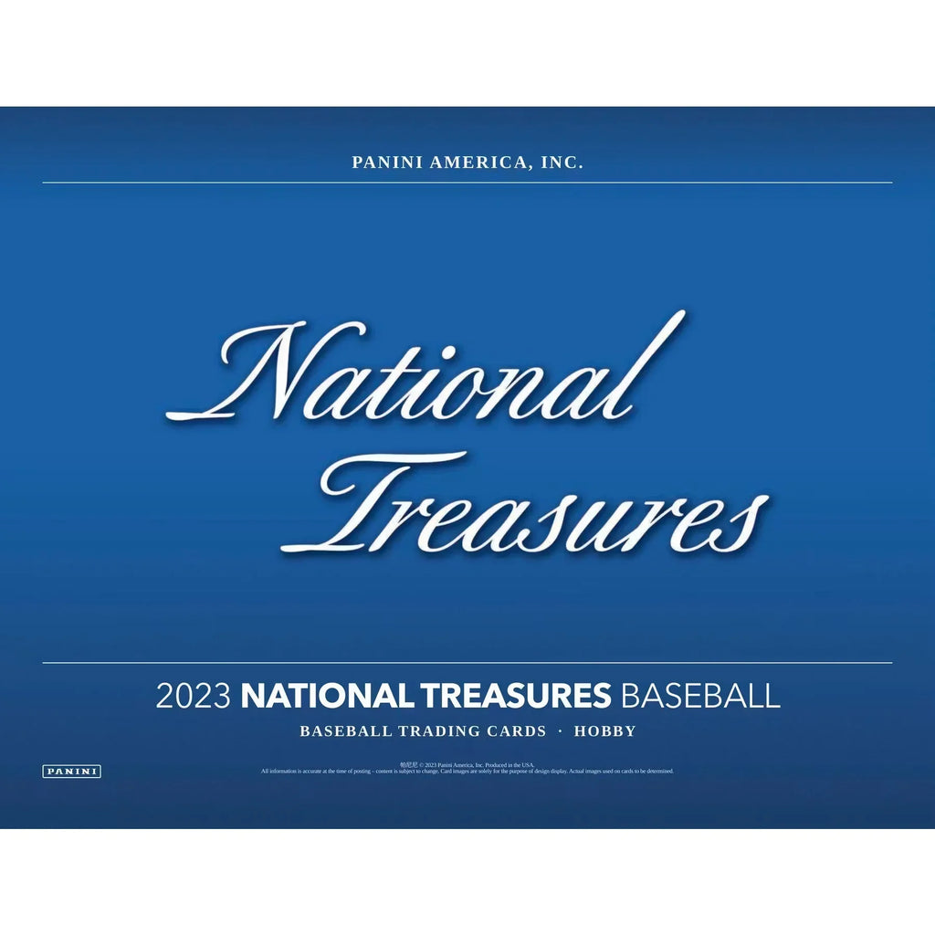2023 Panini National Treasures Baseball Hobby 4-Box Case (Ships Sealed Only)