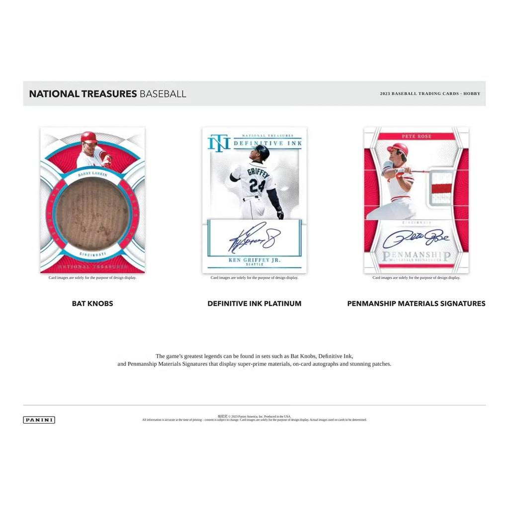 2023 Panini National Treasures Baseball Hobby 4-Box Case (Ships Sealed Only)