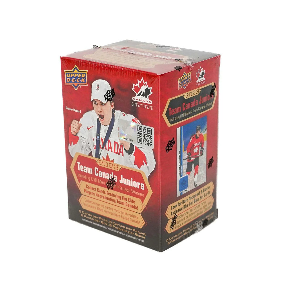 2023 24 Upper Deck Team Canada Juniors Hockey Blaster 20 Box Case (Ships Sealed Only)