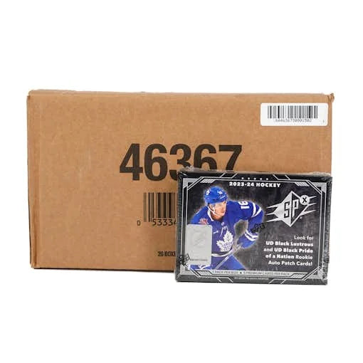 2023 24 Upper Deck SPx Hockey Hobby 20 Box Case (Ships Sealed Only) - D2