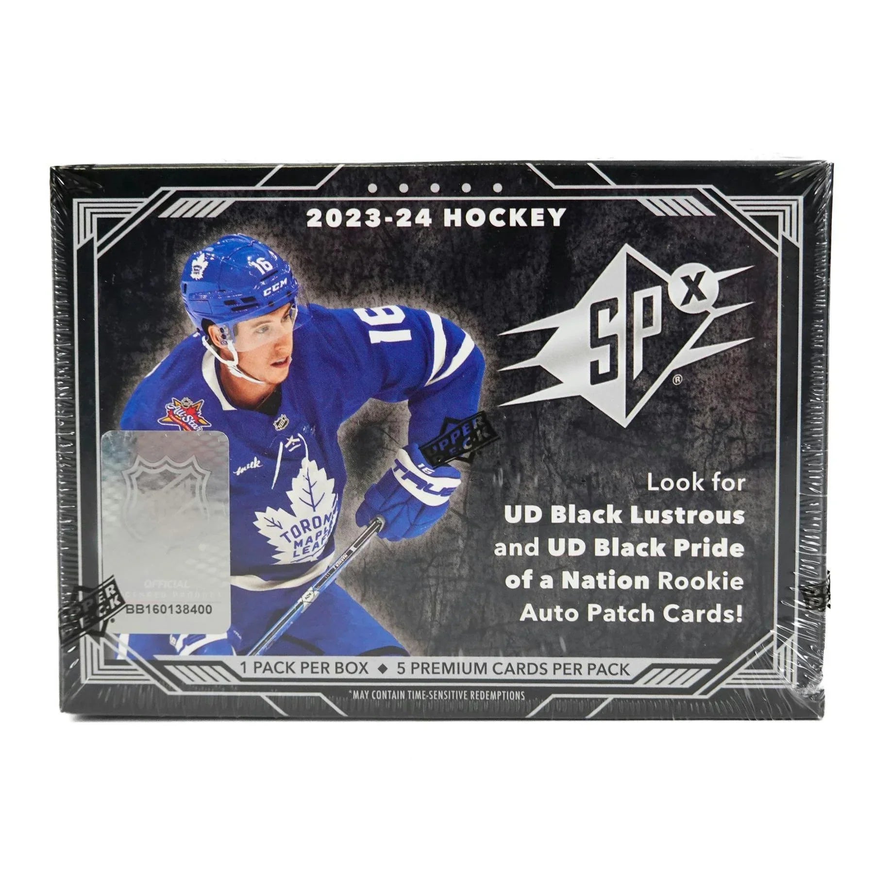 2023 24 Upper Deck SPx Hockey Hobby 20 Box Case (Ships Sealed Only) - D2