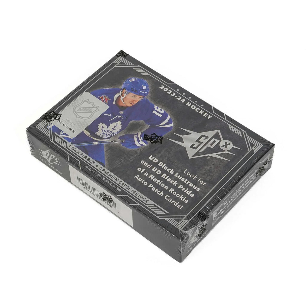 2023 24 Upper Deck SPx Hockey Hobby 20 Box Case (Ships Sealed Only) - D2