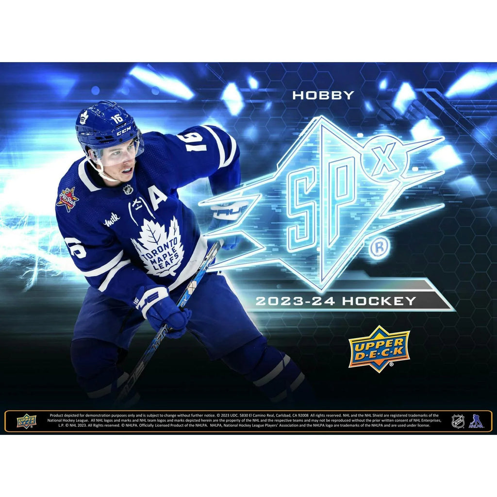 2023 24 Upper Deck SPx Hockey Hobby 20 Box Case (Ships Sealed Only) - D2