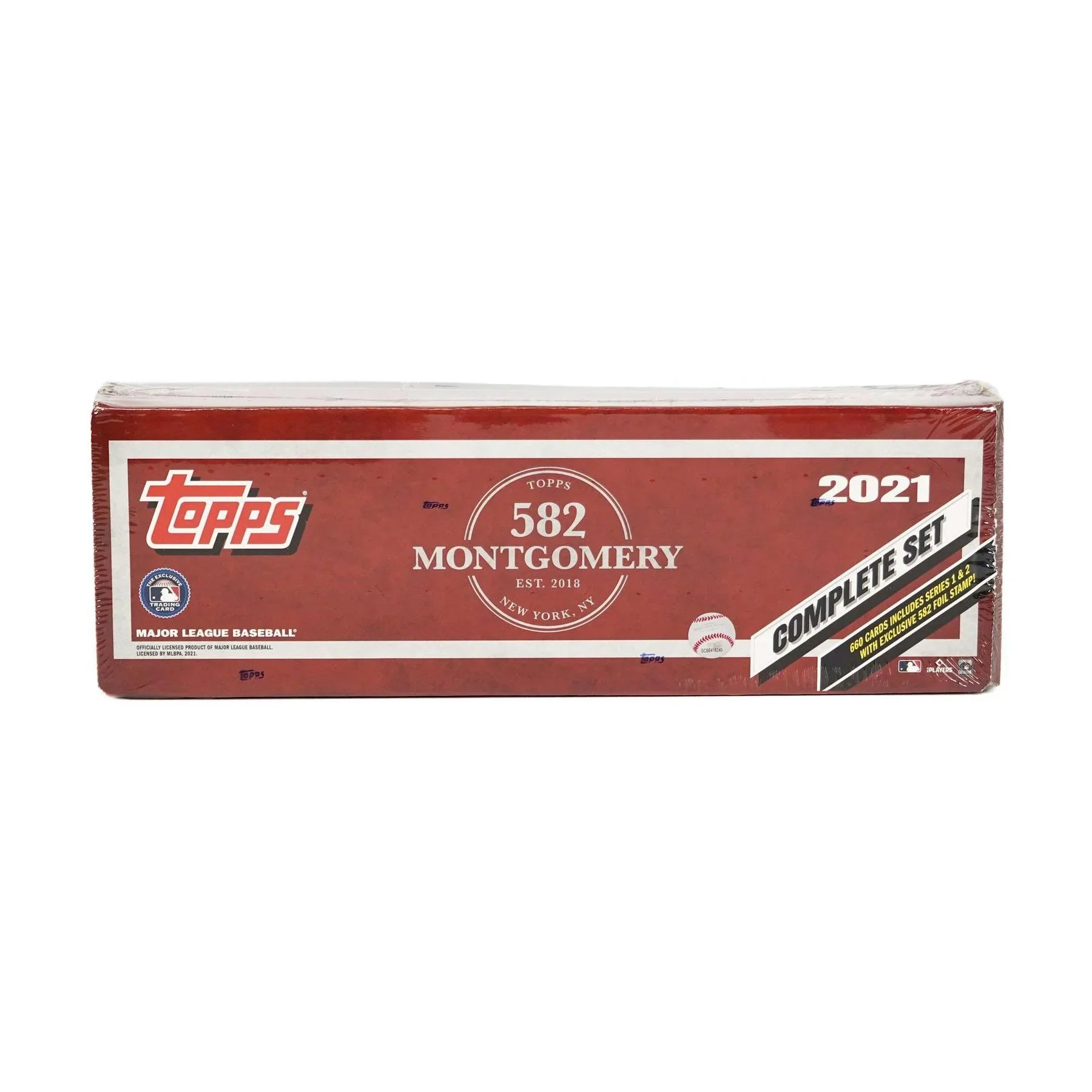 2021 Topps 582 Montgomery Club Factory Set Baseball Box (Ships Sealed Only)