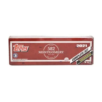 2021 Topps 582 Montgomery Club Factory Set Baseball Box (Ships Sealed Only)