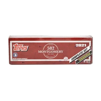 2021 Topps 582 Montgomery Club Factory Set Baseball Box (Ships Sealed Only)