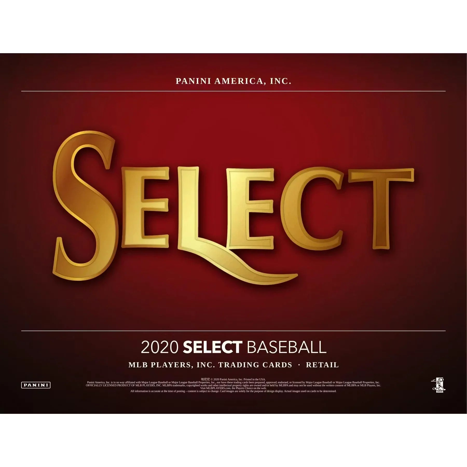 2020 Panini Select Baseball Blaster Box (Ships Sealed Only)