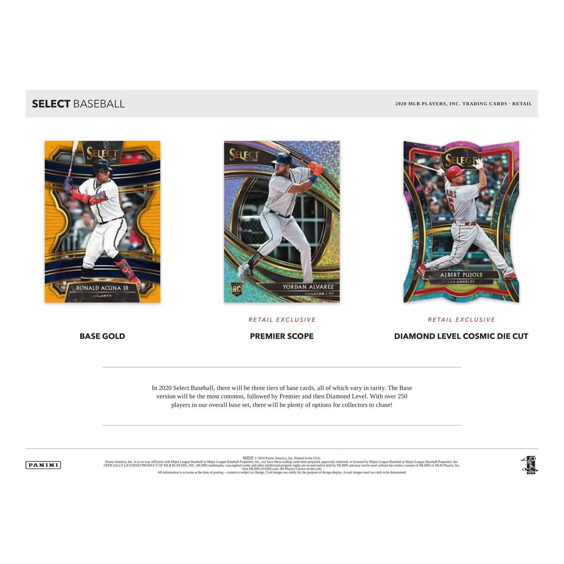 2020 Panini Select Baseball Blaster Box (Ships Sealed Only)