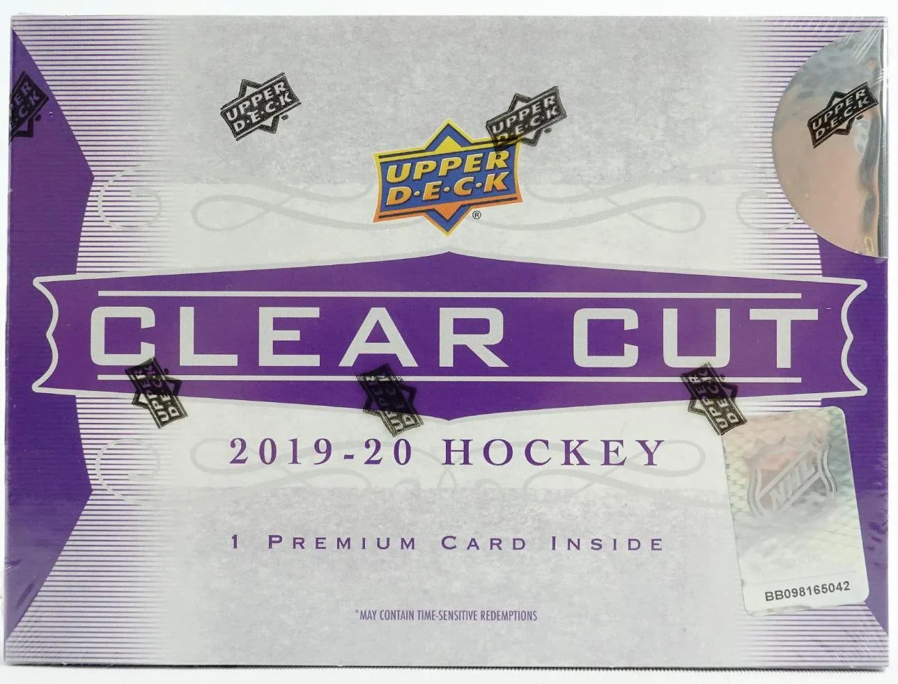 2019 20 Upper Deck Clear Cut Hockey Hobby Box (Ships Sealed Only)