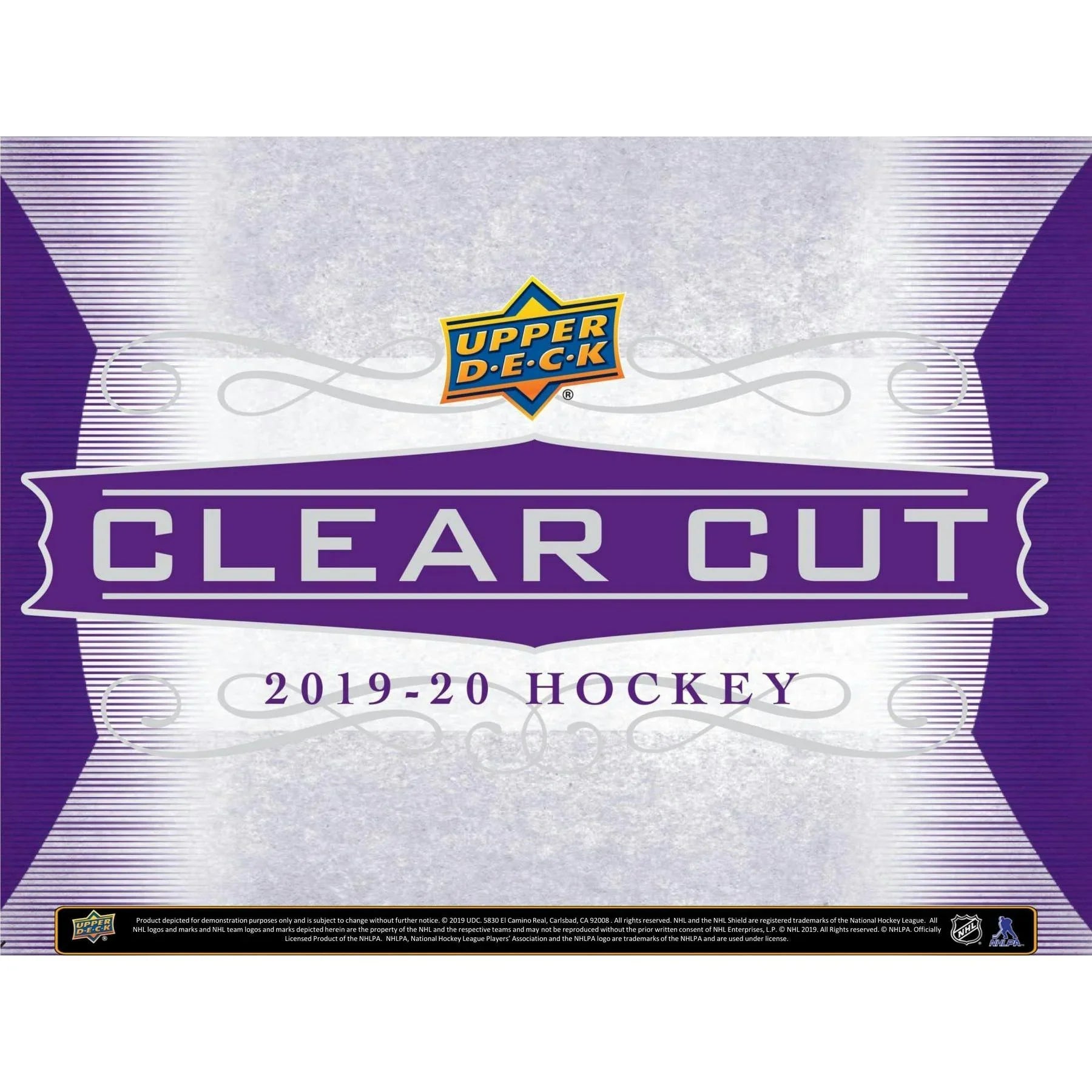 2019 20 Upper Deck Clear Cut Hockey Hobby Box (Ships Sealed Only)