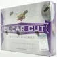 2019 20 Upper Deck Clear Cut Hockey Hobby Box (Ships Sealed Only)