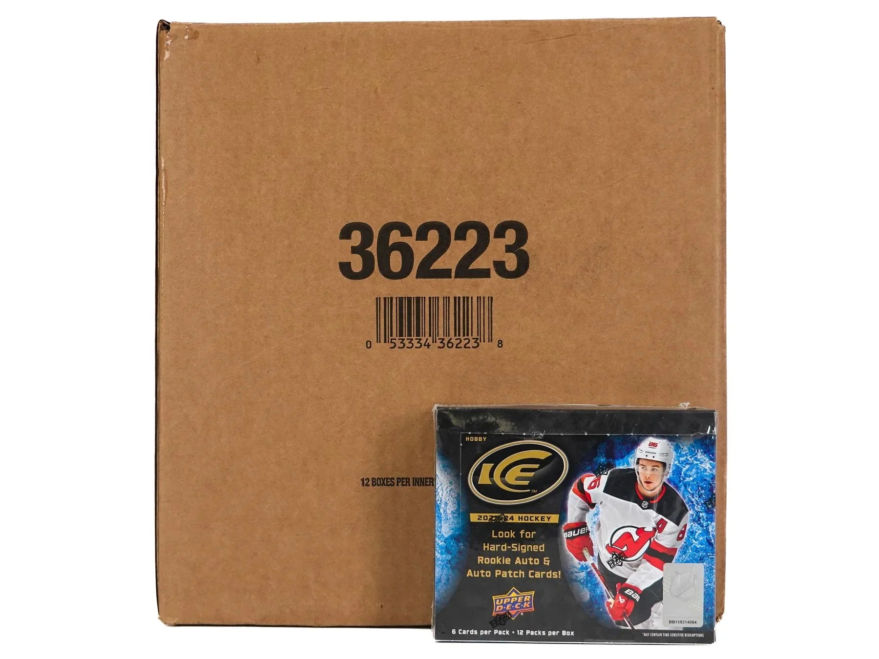 2023 24 Upper Deck Ice Hockey Hobby 24 Box Case (Ships Sealed Only) - D1