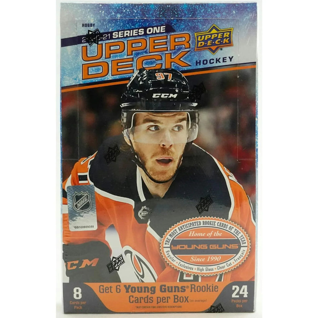 2020 21 Upper Deck Series 1 Hockey Hobby Box (Ships Sealed Only) - D