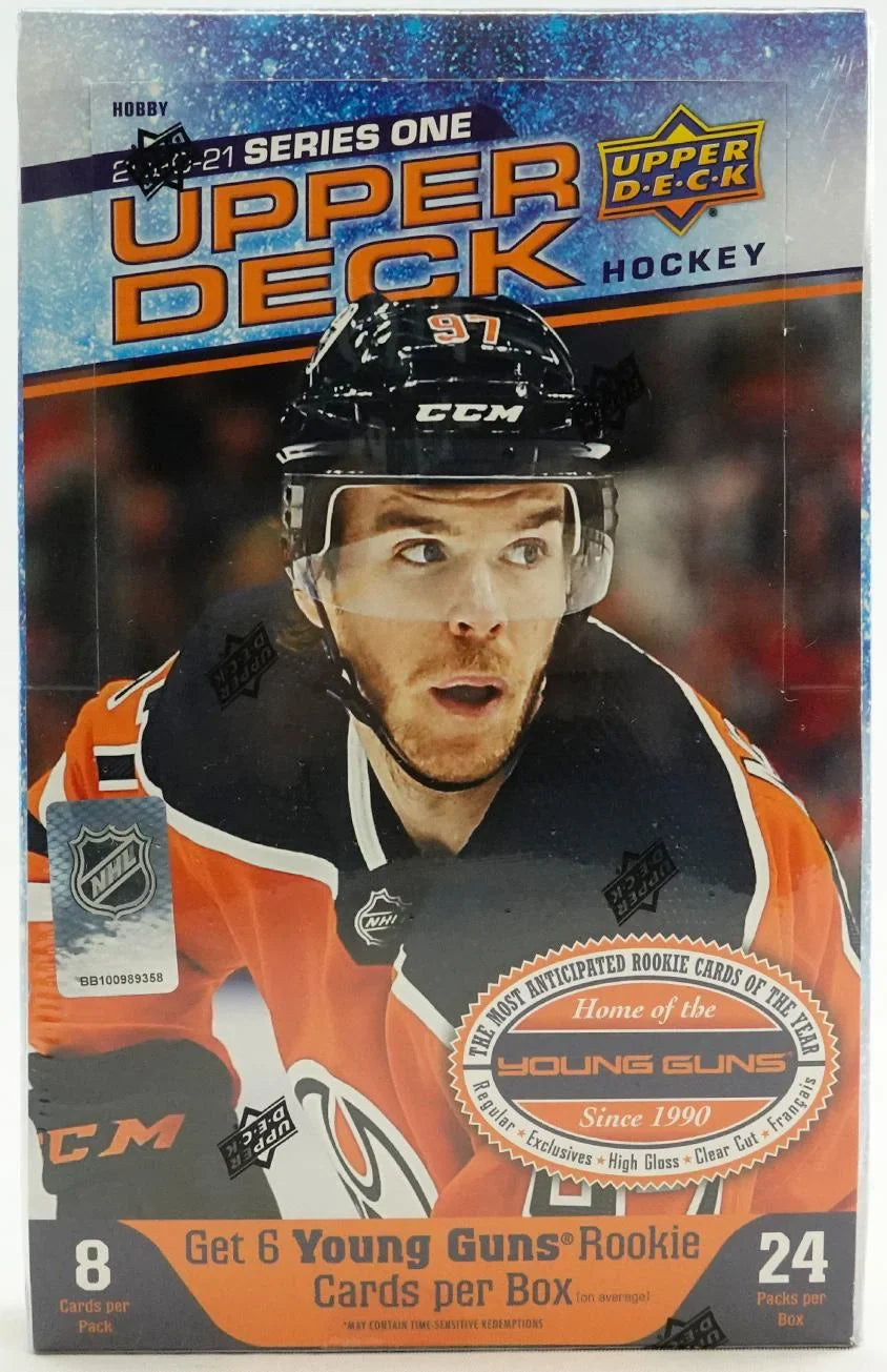 2020 21 Upper Deck Series 1 Hockey Hobby Box (Ships Sealed Only) - D