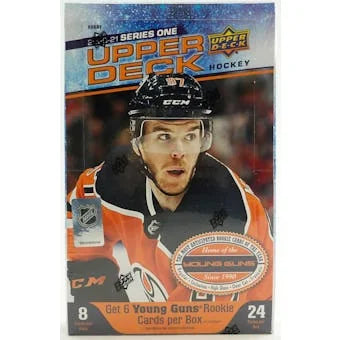 2020 21 Upper Deck Series 1 Hockey Hobby Box (Ships Sealed Only) - D