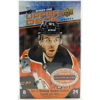 2020 21 Upper Deck Series 1 Hockey Hobby Box (Ships Sealed Only) - D