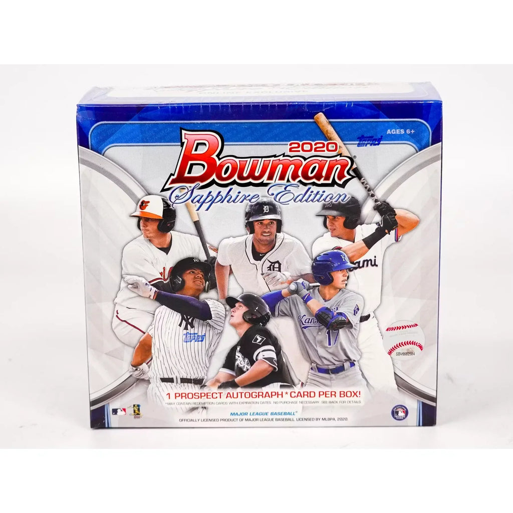 2020 Bowman Sapphire Baseball Hobby Box (Ships Sealed Only)