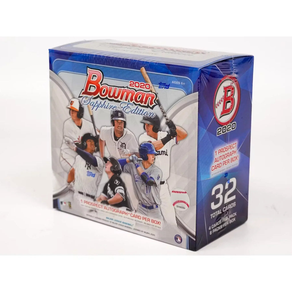 2020 Bowman Sapphire Baseball Hobby Box (Ships Sealed Only)