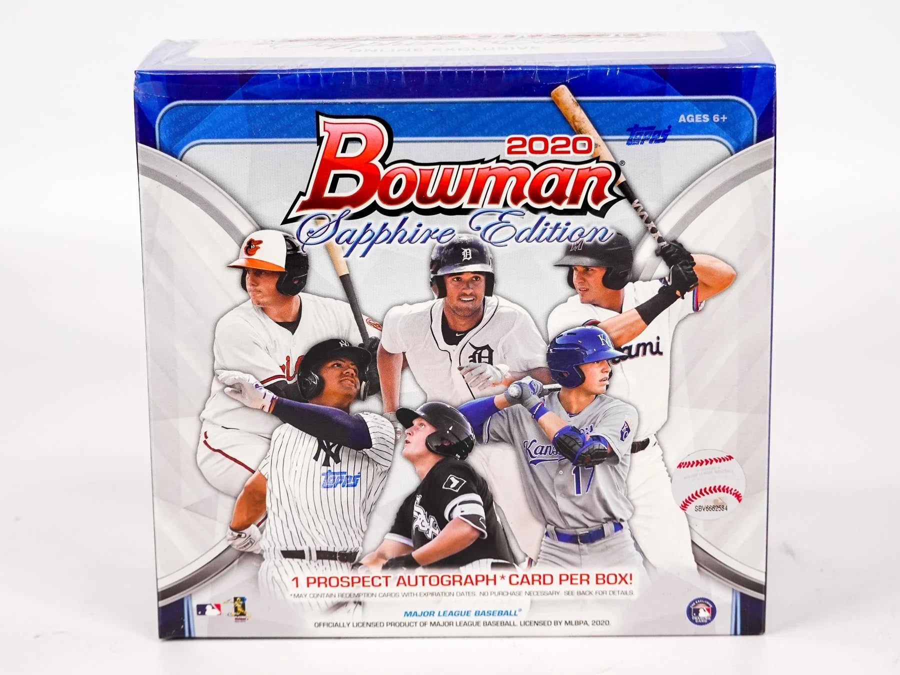 2020 Bowman Sapphire Baseball Hobby Box (Ships Sealed Only)