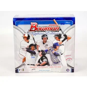 2020 Bowman Sapphire Baseball Hobby Box (Ships Sealed Only)