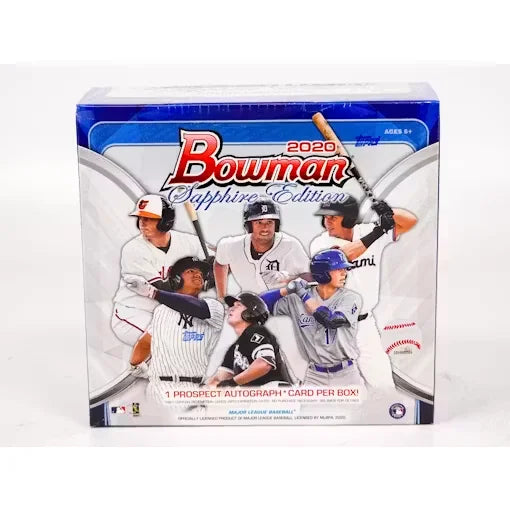 2020 Bowman Sapphire Baseball Hobby Box (Ships Sealed Only)