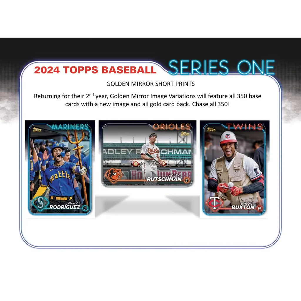 2024 Topps Series 1 Baseball Hobby Jumbo 6-Box Case (Ships Sealed Only)