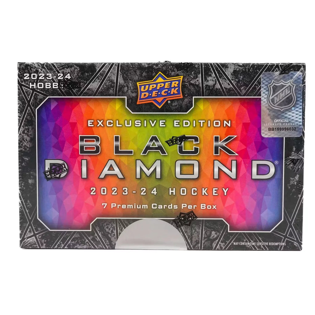 2023 24 Upper Deck Black Diamond Hockey Hobby Box CDD Exclusive (Ships Sealed Only)
