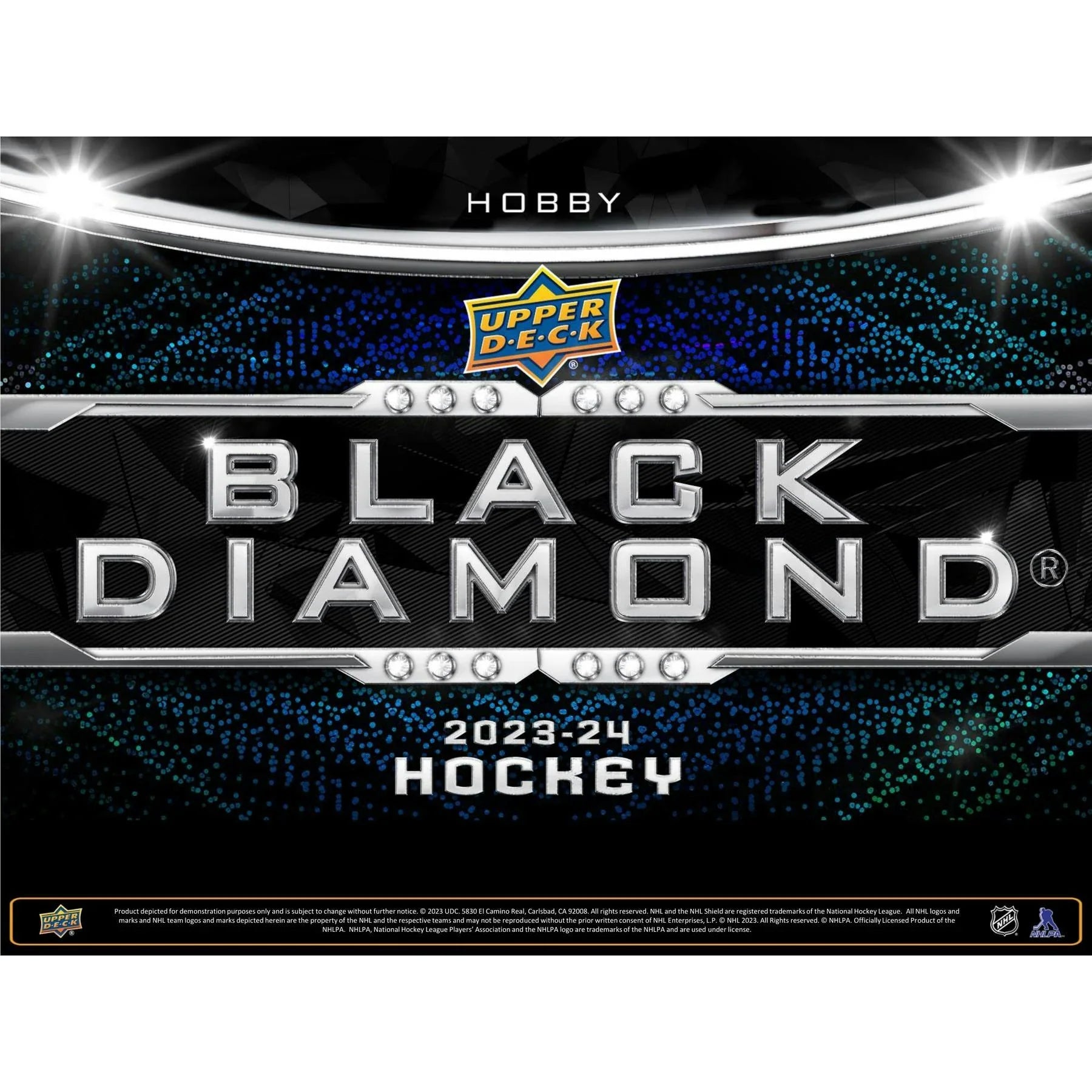 2023 24 Upper Deck Black Diamond Hockey 5 Box Case CDD Exclusive (Ships Sealed Only)