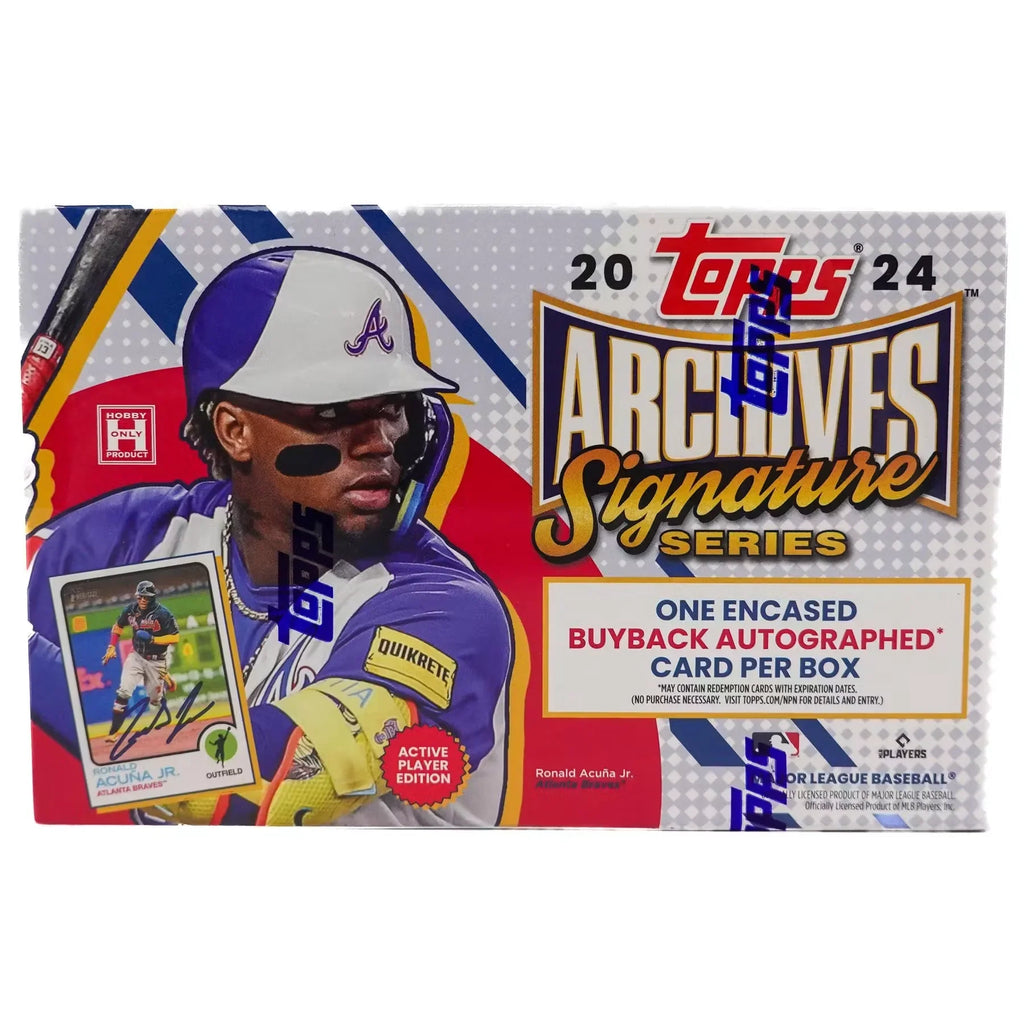 2024 Topps Archives Signature Series Baseball 20 Box Hobby Case (Ships Sealed Only)