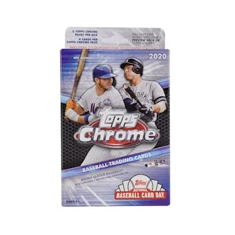 2020 Topps Chrome Baseball Hanger Box (Ships Sealed Only)