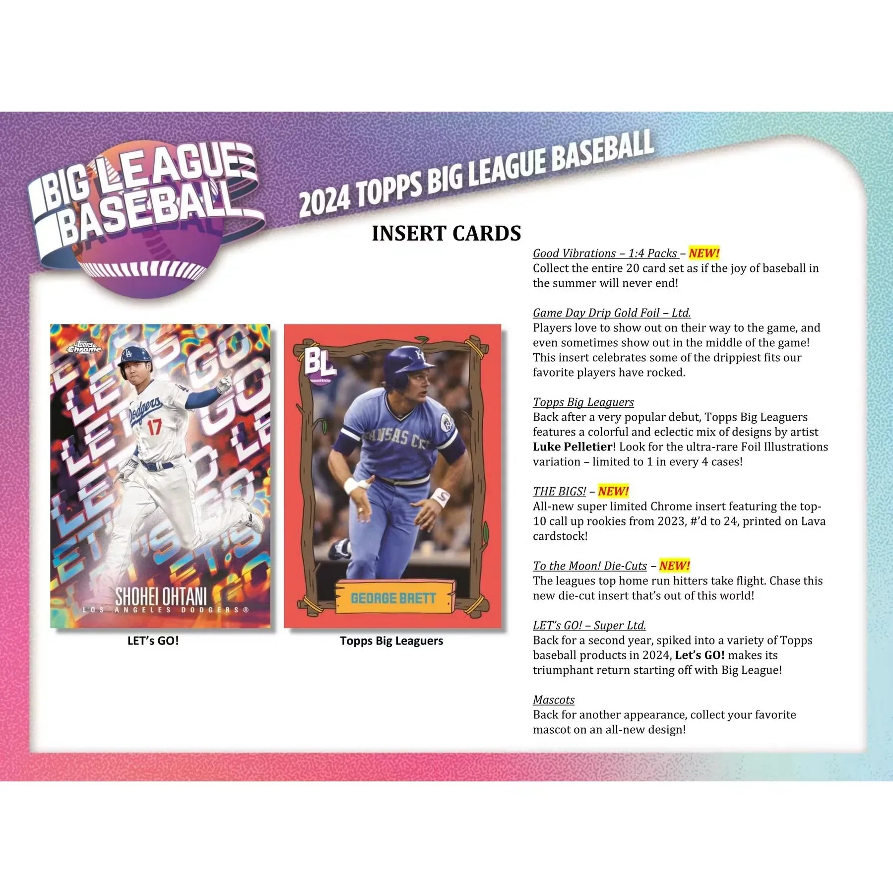 2024 Topps Big League Baseball Hobby Box (Ships Sealed Only)