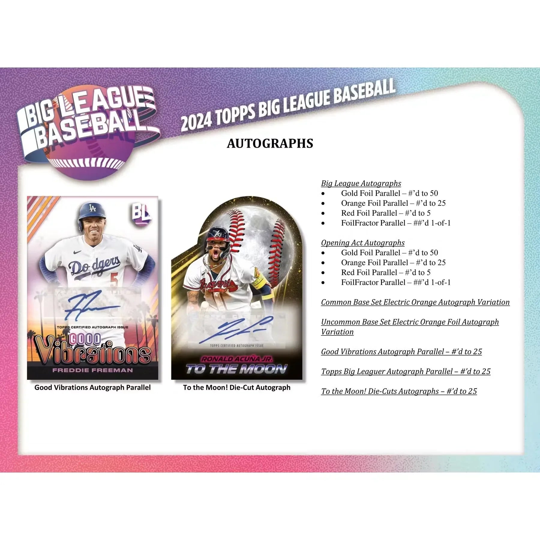 2024 Topps Big League Baseball Hobby 20-Box Case (Ships Sealed Only)
