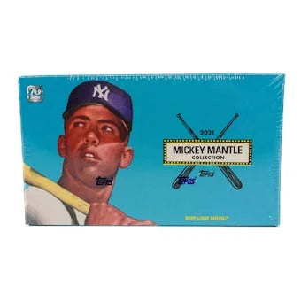 2021 Topps X Mickey Mantle Collection Baseball Box (Ships Sealed Only)