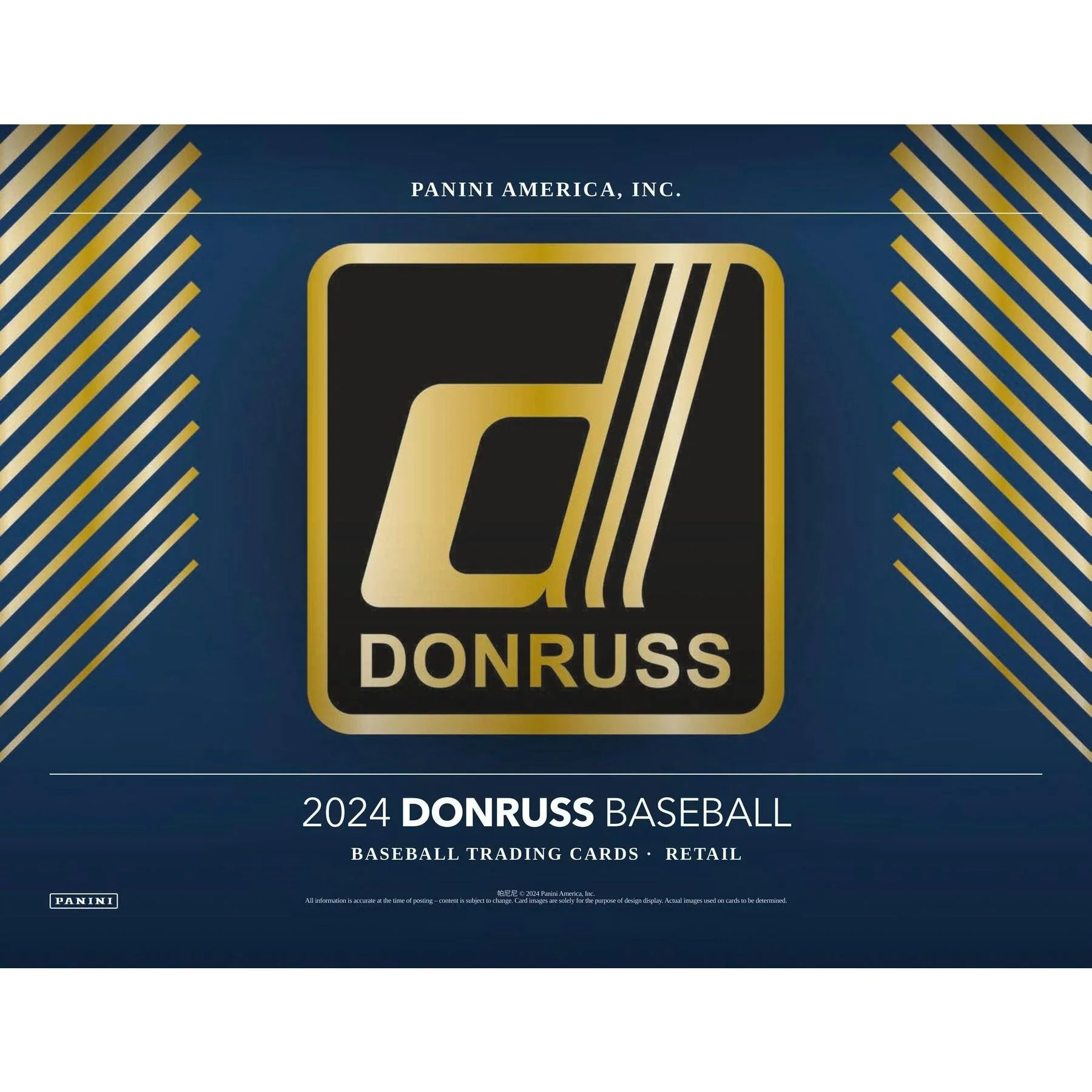 2024 Panini Donruss Baseball Mega Box (Ships Sealed Only) - D1
